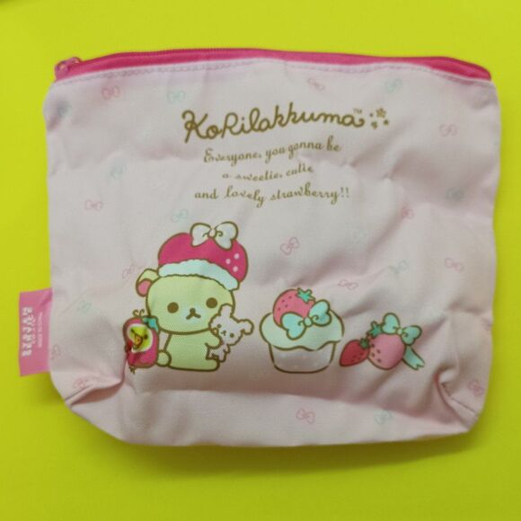 korilakkuma flat pouch with zipper - Picture 5 of 6